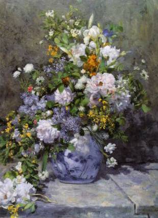 Arrangement of Flowers - Pierre Auguste Renoir