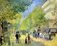 Les Grands Boulevards 1875 Pierre-Auguste Renoir