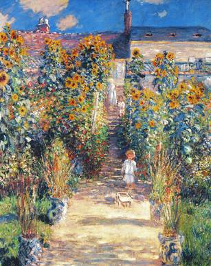 Artists Garden in Ventheuil - Claude Monet