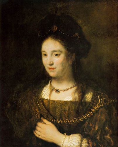 Rembrandt van Rijn - Artist's Wife, Saskia
