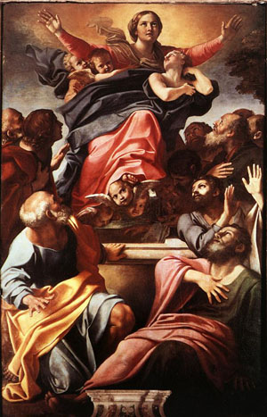 Assumption of the Virgin - Annibale Carracci