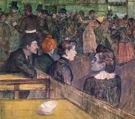 At the Moulin de La Galette - Henri de Toulouse Lautrec