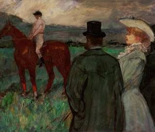 At the Race Tracks - Henri de Toulouse Lautrec