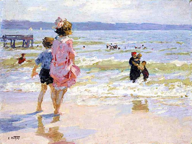 At the Seashore - Edward Henry Potthast