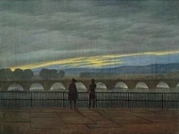 August Bridge in Dresden - Caspar David Friedrich