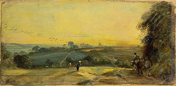 Autumn Sunset - John Constable