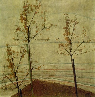 Autumn Trees - Egon Schiele