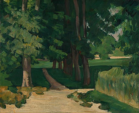 Avenue at the Jas de Bouffan - Paul Cezanne