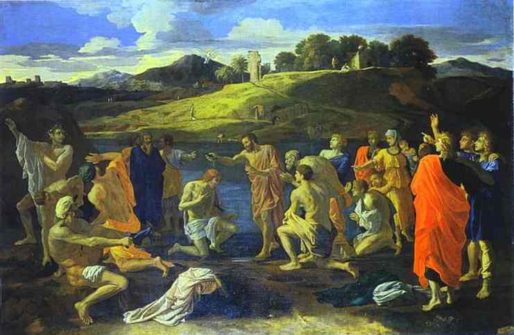 Baptism of Christ II - Nicolas Poussin