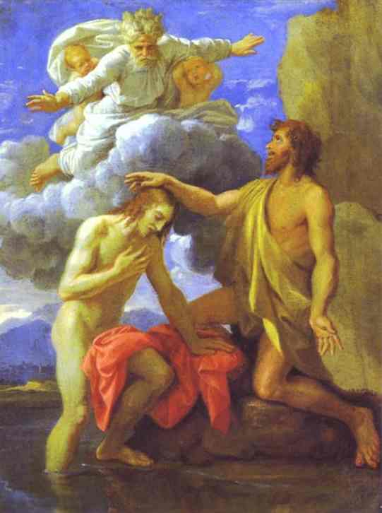 Baptism of Christ - Nicolas Poussin