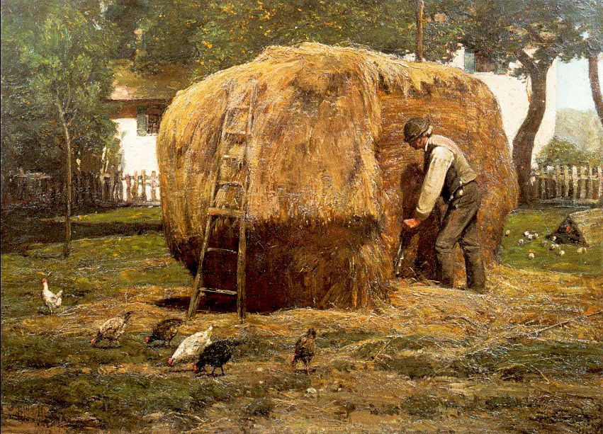 Barnyard - Childe Hassam