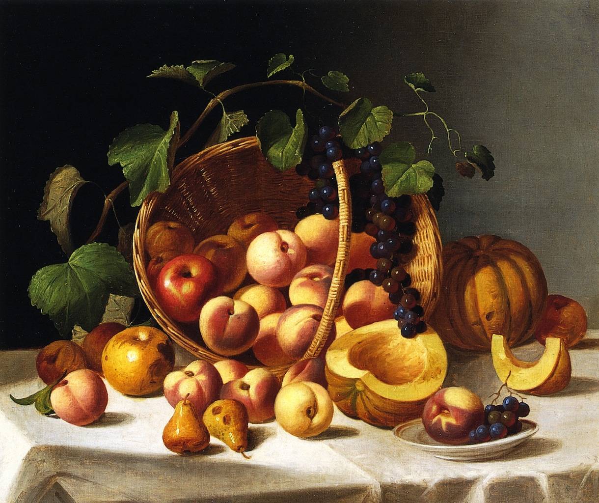 Basket of Fruit - John F Francis