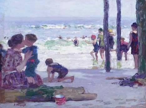 Beach Scene - Edward Henry Potthast