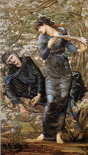 Beguiling of Merlin - Edward Coley Burne Jones