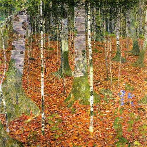Birchwood - Gustav Klimt