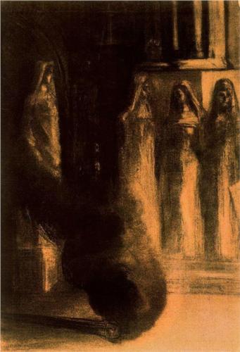 Black Torches - Odilon Redon