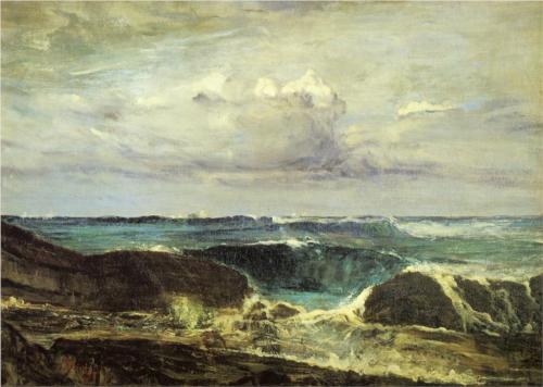 Blue Wave at Biarritz - James McNeill Whistler