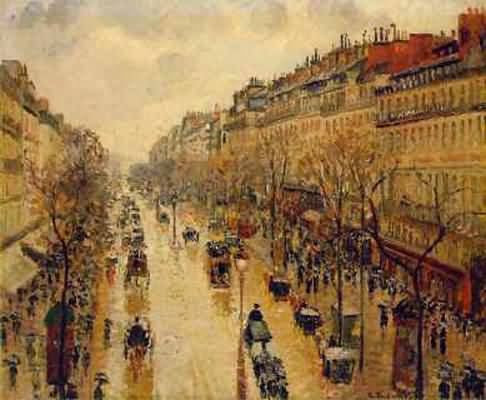 Boulevard Montmartre - Camille Pissarro