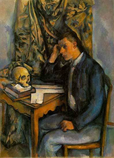 Boy with Skull - Paul Cezanne