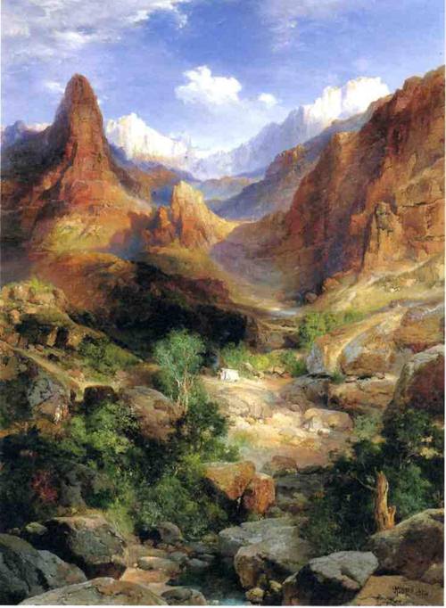 Bright Angel Trail - Thomas Moran