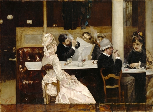 Cafe Scene in Paris - Henri Gervex