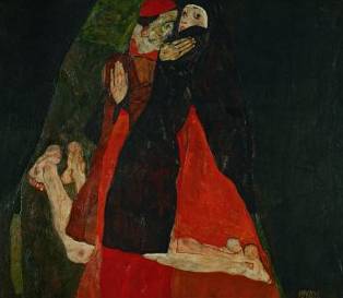 Cardinal and Nun - Egon Schiele