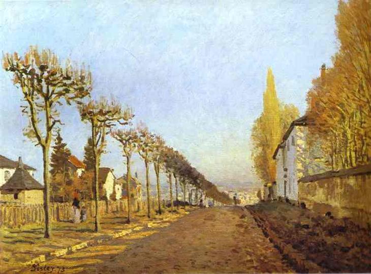 Chemin de la Machine Louveciennes - Alfred Sisley