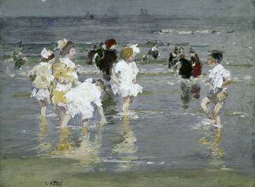 Children on the Beach - Edward Henry Potthast