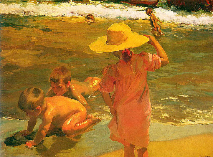 Children on the Seashore - Joaquin Sorolla