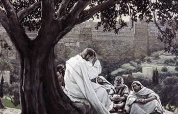 Christ Foretelling the Destruction of the Temple - James Tissot