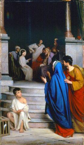 Christ Teaching at the Temple - Carl Bloch