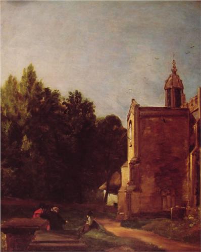Church Porch - John Constable