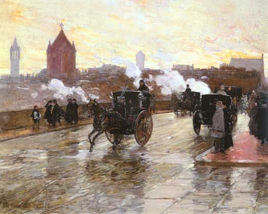 Clearing Sunset - Childe Hassam