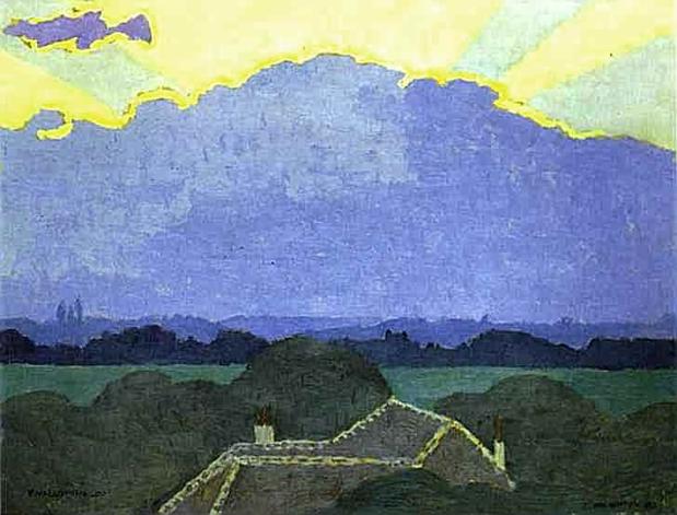 Cloud in Romanel - Felix Vallotton