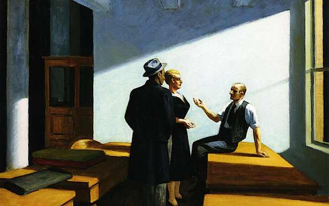 Conference at Night - Edward Hopper