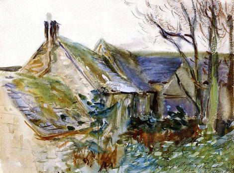 Cottage at Fairford, Gloucestershire - John Singer Sargent