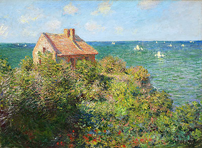 Fisherman's Cottage on the Cliffs at Varengeville - Claude Monet