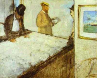 Cotton Dealers in New Orleans - Edgar Degas