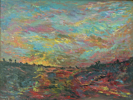 Coucher de Soleil - Charles Daubigny