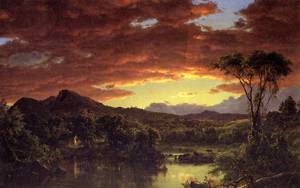 Country Home - Frederic Edwin Church