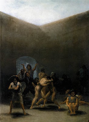 Courtyard with Lunatics - Francisco Goya