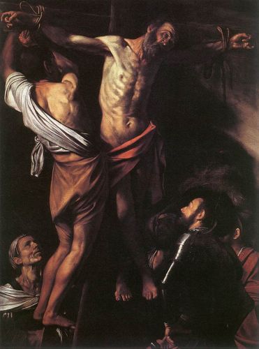 Crucifixion of St. Andrew - Michelangelo Merisi da Caravaggio