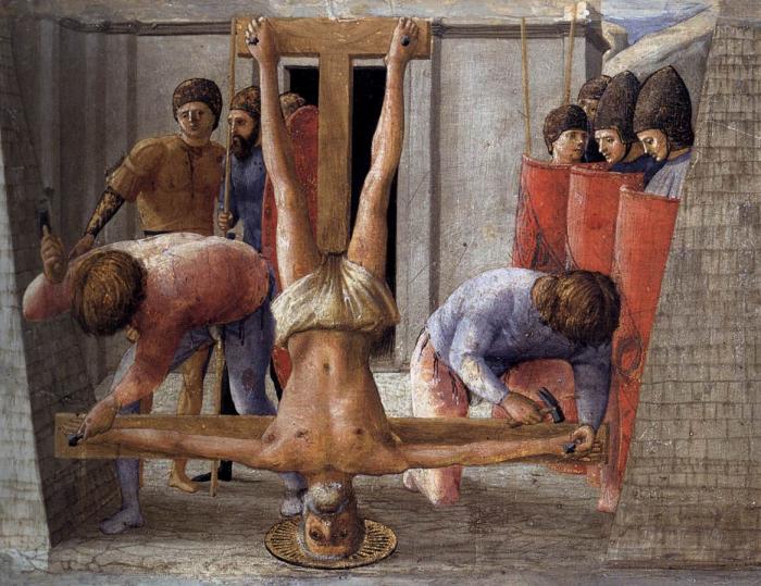 Crucifixion of St. Peter - Masaccio