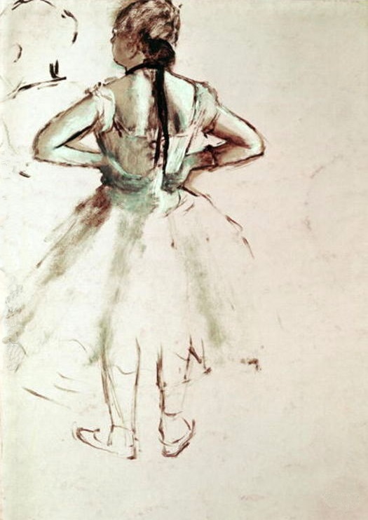 Dancer Viewed from the Back - Edgar Degas