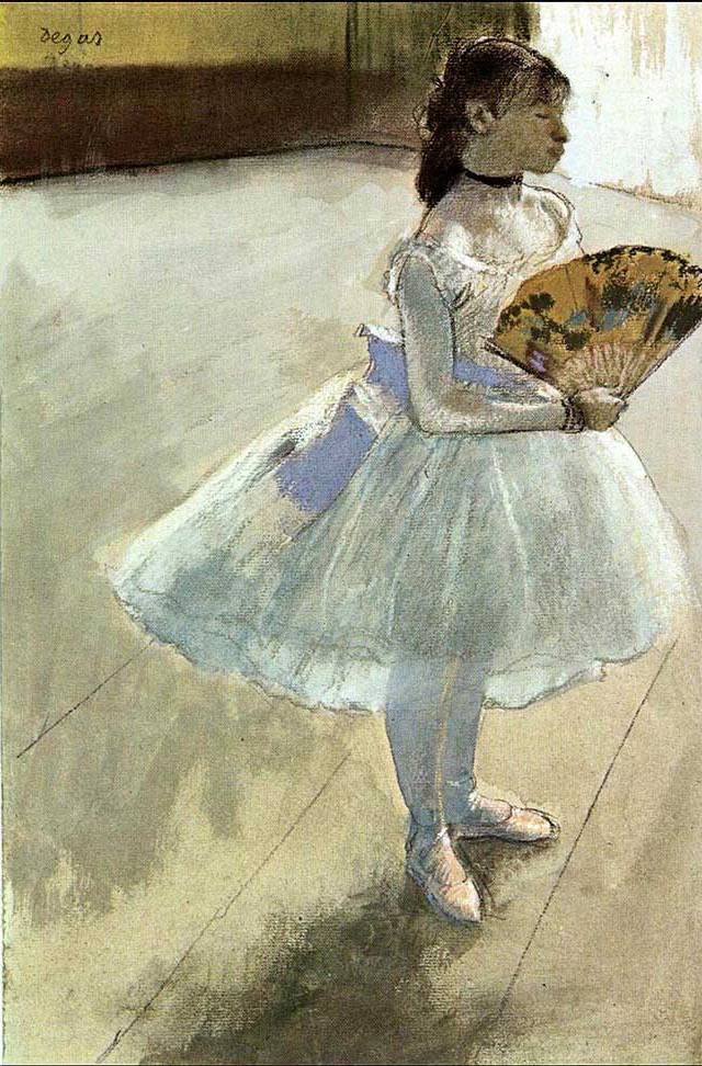 Dancer with a Fan - Edgar Degas