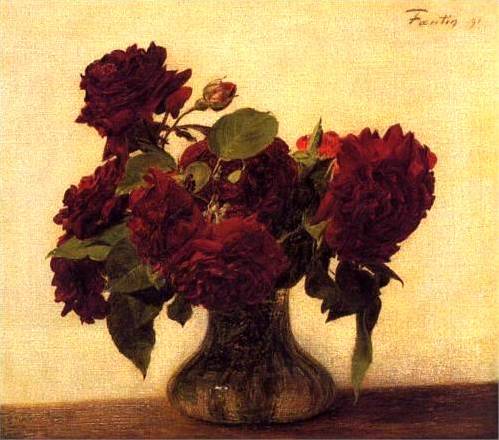 Dark Roses - Henri Fantin-Latour