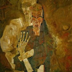 Death and Mann, Tod Und Mann or Selbstseher - Egon Schiele