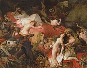 Death of Sardanapalus - Eugene Delacroix