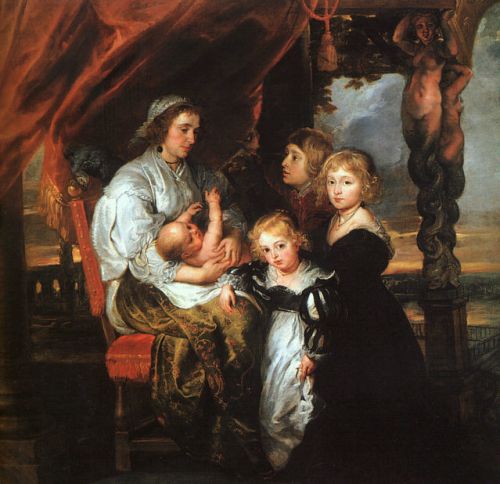 Deborah Kip and Her Children - Peter Paul Rubens