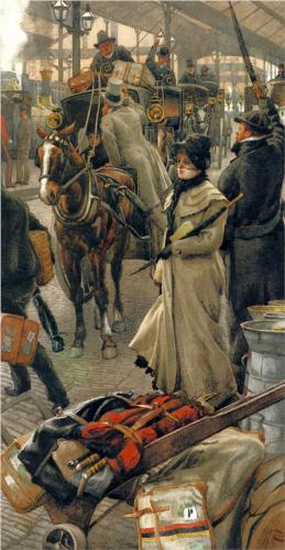 Departure Platform, Victoria Station - James Tissot